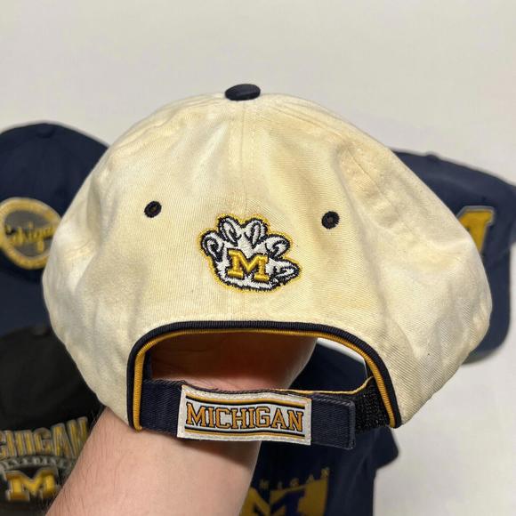 Lot Of 5 VTG Hats Michigan Wolverines Rare The Game Designer Award Signature - Picture 12 of 12